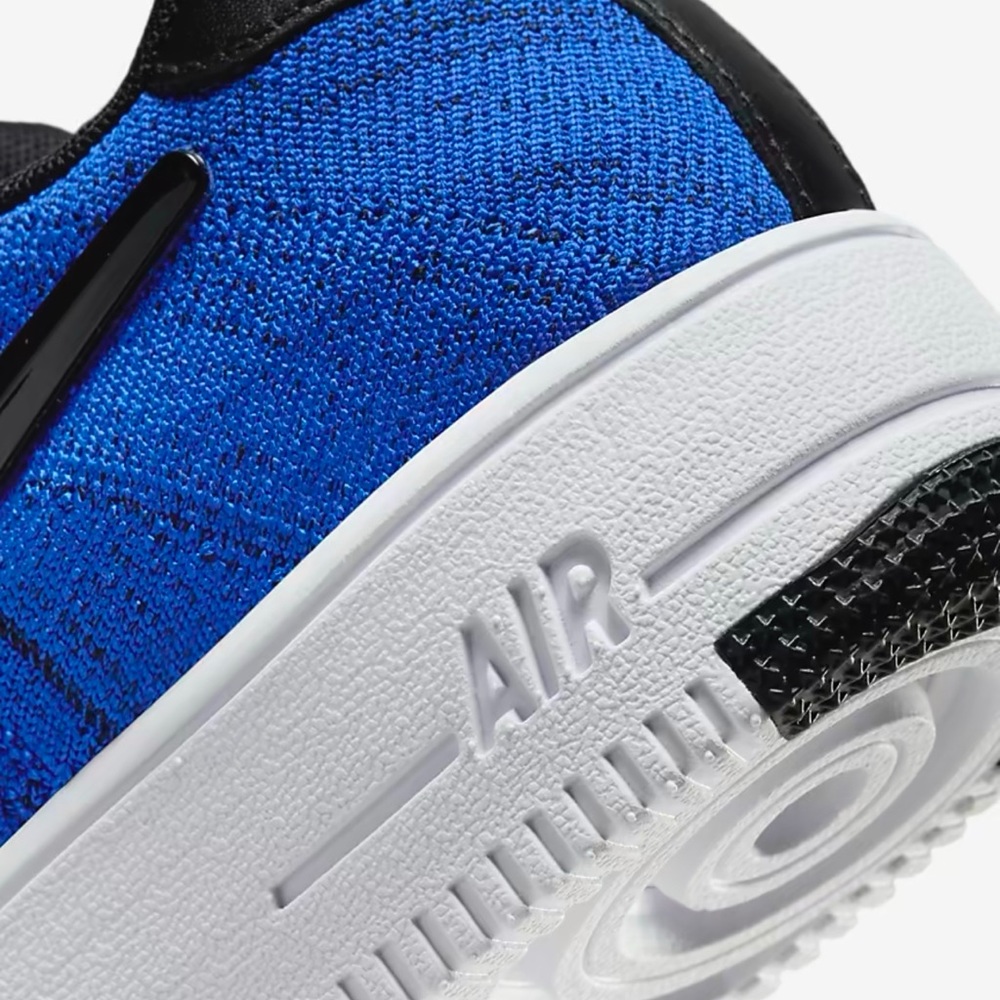 Nike Robert Kraft Blue New England Patriots Ultra Flyknit Air Force 1 Low 9.5 - Picture 7 of 10